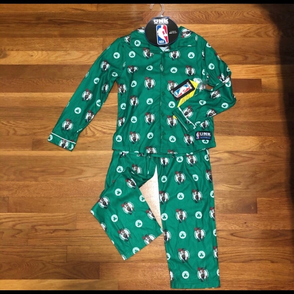 *SOLD* Kids Boston Celtics Pajama Set